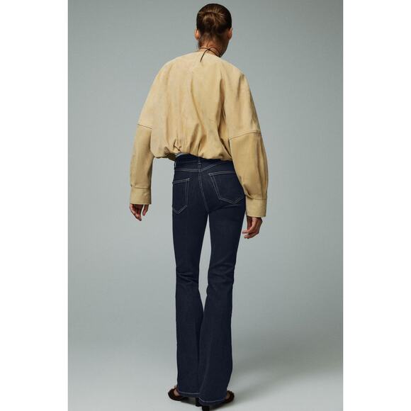 Zara Women's Dark Blue Boot Cut Jeans - Picture 3 of 15